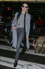 GIGI HADID Arrives at Los Angeles International Airport 12/21/2015