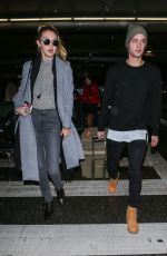 GIGI HADID Arrives at Los Angeles International Airport 12/21/2015