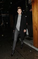 GIGI HADID Arrives at The Nice Guy in West Hollywood 12/22/2015