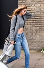 GIGI HADID Leaves a Photo Studios in London 12/21/2015