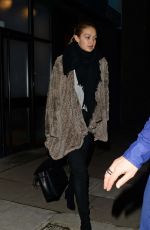 GIGI HADID Leaves Love Magazine Photoshoot in London
