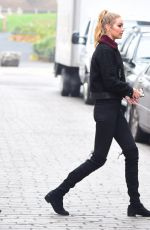 GIGI HADID on the Set of a Photoshoot in New York 12/14/2015