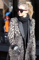 GIGI HADID Out and About in Aspen 12/27/2015