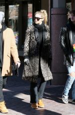 GIGI HADID Out and About in Aspen 12/27/2015