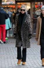 GIGI HADID Out and About in Aspen 12/27/2015