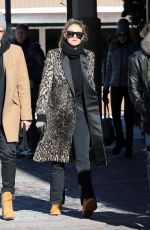 GIGI HADID Out and About in Aspen 12/27/2015