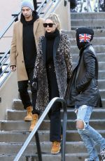 GIGI HADID Out and About in Aspen 12/27/2015