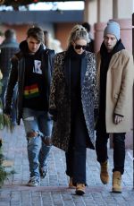 GIGI HADID Out and About in Aspen 12/27/2015
