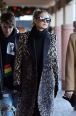 GIGI HADID Out and About in Aspen 12/27/2015