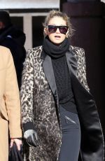 GIGI HADID Out and About in Aspen 12/27/2015