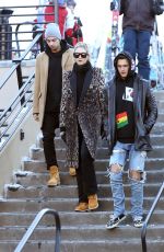 GIGI HADID Out and About in Aspen 12/27/2015