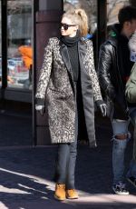 GIGI HADID Out and About in Aspen 12/27/2015