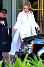 GIGI HADID Out and About in Beverly Hills 12/23/2015