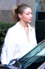 GIGI HADID Out and About in Beverly Hills 12/23/2015