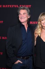 GOLDIE HAWN at The Hateful Eight Premiere in Hollywood 12/07/2015