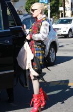 GWEN STEFANI Leaves a Church in Los Angeles 12/13/2015
