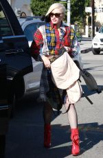 GWEN STEFANI Leaves a Church in Los Angeles 12/13/2015