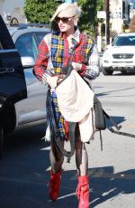 GWEN STEFANI Leaves a Church in Los Angeles 12/13/2015