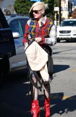 GWEN STEFANI Leaves a Church in Los Angeles 12/13/2015