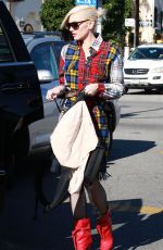 GWEN STEFANI Leaves a Church in Los Angeles 12/13/2015