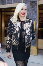GWEN STEFANI Leaves Z100 Studios in New York 12/03/2015