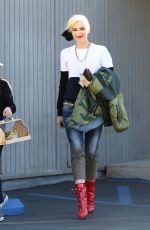 GWEN STEFANI Out and About in Los Angeles 12/12/2015