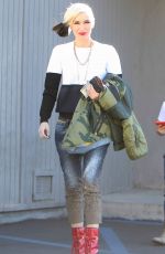 GWEN STEFANI Out and About in Los Angeles 12/12/2015