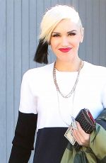 GWEN STEFANI Out and About in Los Angeles 12/12/2015