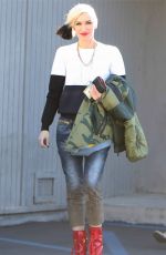 GWEN STEFANI Out and About in Los Angeles 12/12/2015