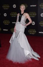 GWENDOLINE CHRISTIE at Star Wars: Episode VII – The Force Awakens Premiere in Hollywood 12/14/2015