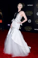 GWENDOLINE CHRISTIE at Star Wars: Episode VII – The Force Awakens Premiere in Hollywood 12/14/2015