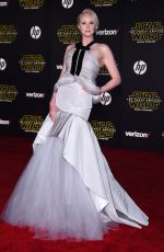 GWENDOLINE CHRISTIE at Star Wars: Episode VII – The Force Awakens Premiere in Hollywood 12/14/2015
