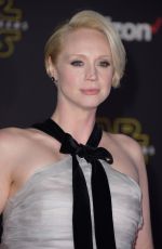 GWENDOLINE CHRISTIE at Star Wars: Episode VII – The Force Awakens Premiere in Hollywood 12/14/2015
