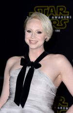 GWENDOLINE CHRISTIE at Star Wars: Episode VII – The Force Awakens Premiere in Hollywood 12/14/2015