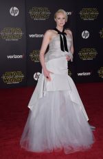 GWENDOLINE CHRISTIE at Star Wars: Episode VII – The Force Awakens Premiere in Hollywood 12/14/2015