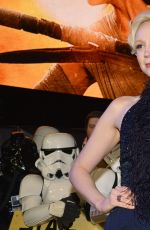 GWENDOLINE CHRISTIE at Star Wars: The Force Awakens Premiere in London 12/16/2015