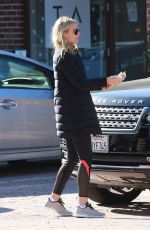 GWYNETH PALTROW Out in Brentwood 12/29/2015