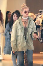 HAILEY BALDWIN Out Shopping in Beverly Hills 12/18/2015