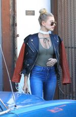 HAILEY BALDWIN Out Shopping in Beverly Hills 12/18/2015