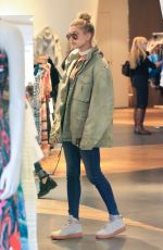 HAILEY BALDWIN Out Shopping in Beverly Hills 12/18/2015