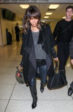 HALLE BERRY at Los Angeles International Airport 12/09/15