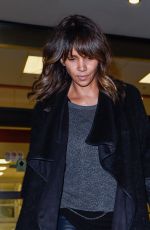 HALLE BERRY at Los Angeles International Airport 12/09/15