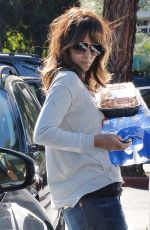 HALLE BERRY Out Shopping in Beverly Hills 12/12/2015