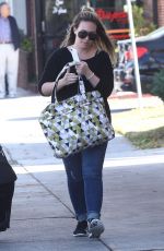 HAYLIE DUFF Out Shopping in West Hollywood 12/23/2015