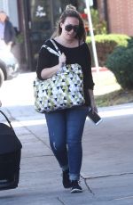 HAYLIE DUFF Out Shopping in West Hollywood 12/23/2015