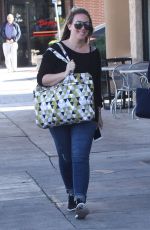 HAYLIE DUFF Out Shopping in West Hollywood 12/23/2015