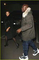 HEIDI KLUM and Seal Kiss During Holiday Family Outing 12/26/2015