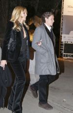 HEIDI KLUM at a Party in St. Moritz 12/28/2015