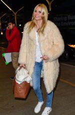HEIDI KLUM at LAX Airport in Los Angeles 12/10/2015