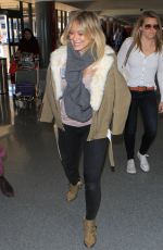 HILARY DUFF at Los Angeles International Airport 12/15/2015